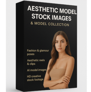 Aesthetic Model Stock Bundle – Royalty-Free Image & Video Pack
